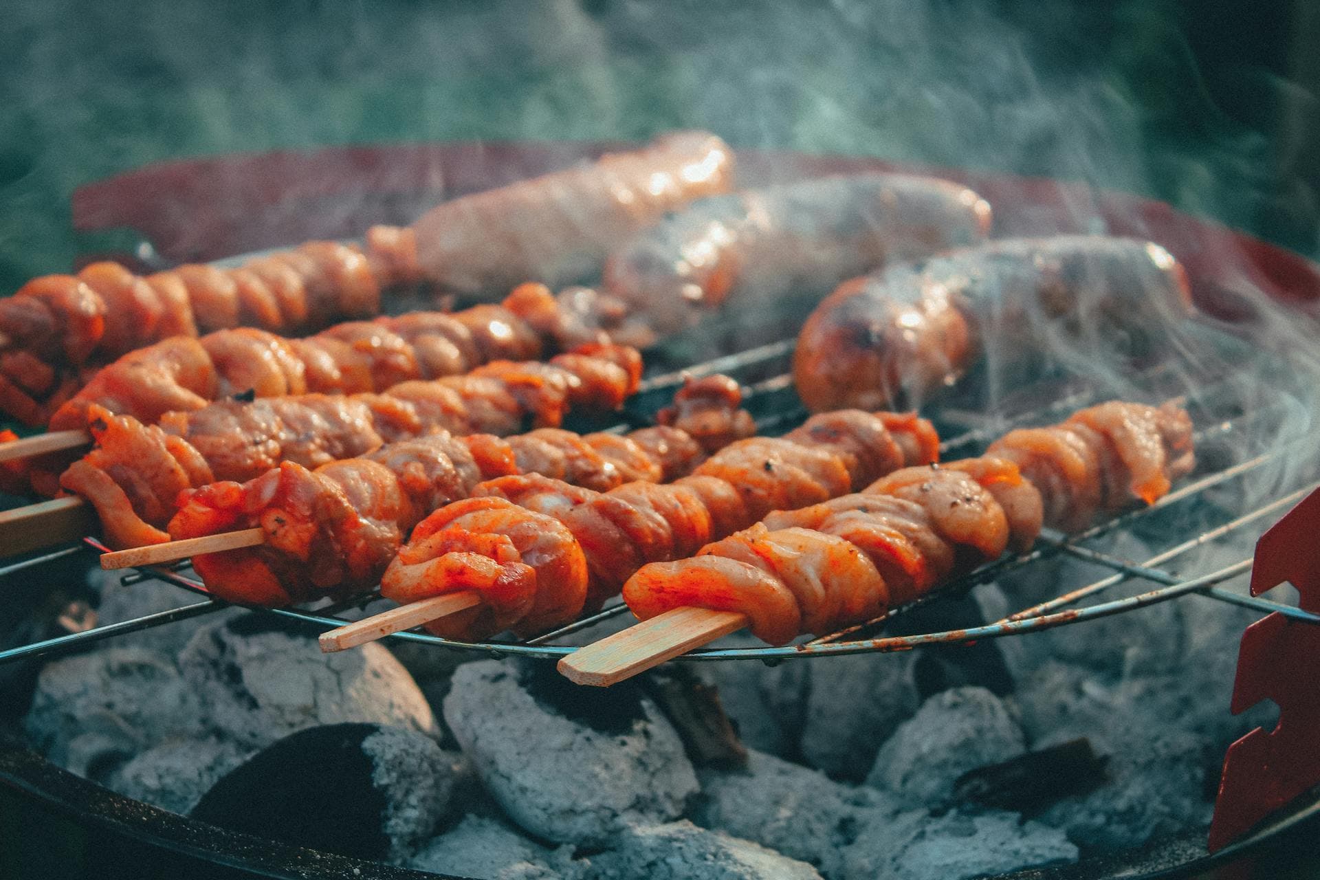Charcoal-grilled meats